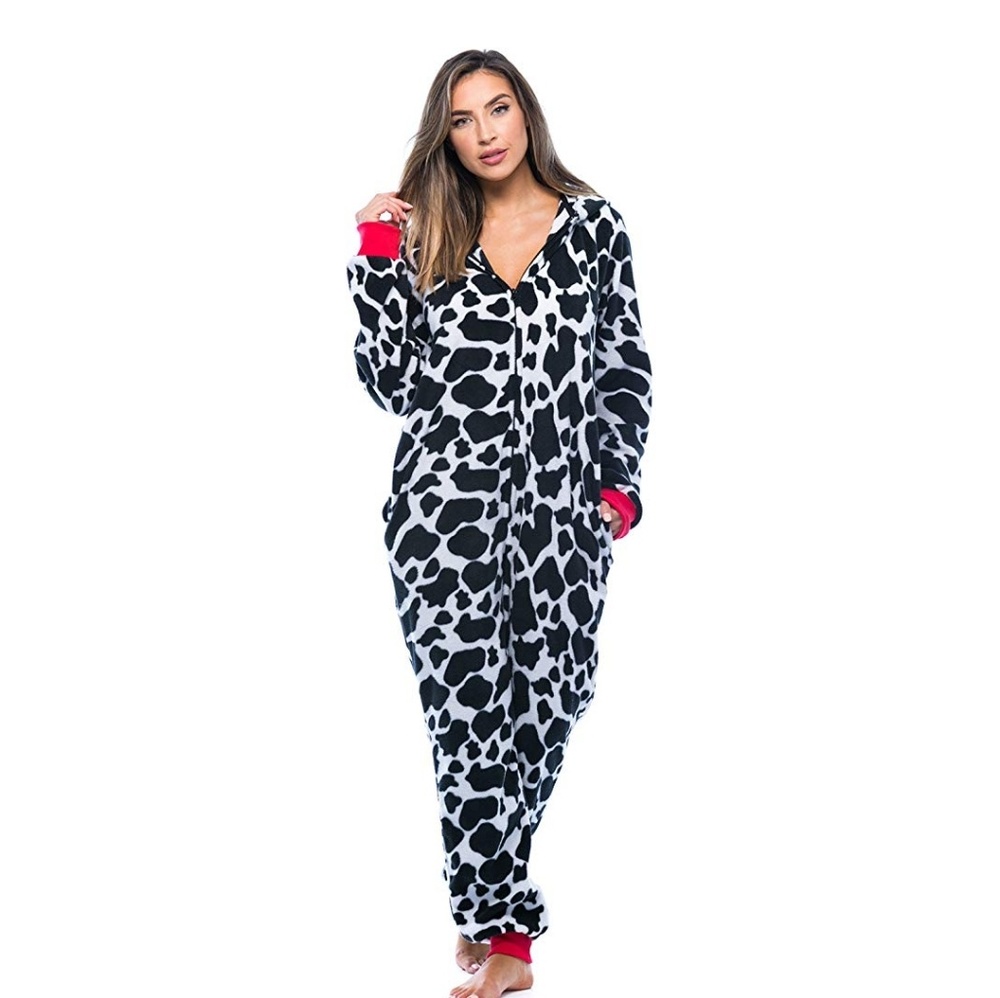 Adult cow onesie